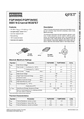 DataSheet FQPF3N50C pdf